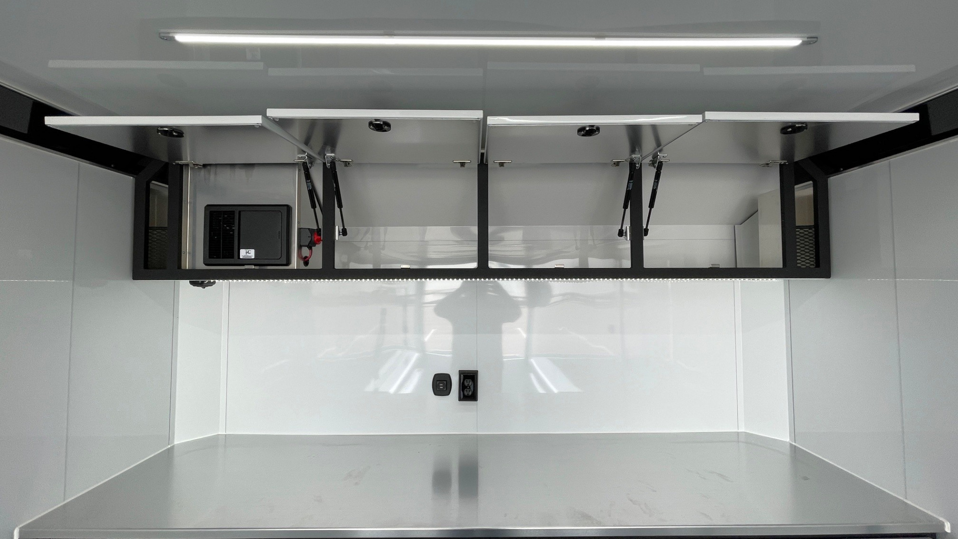 New ATC RoM 400 Aluminum 24' Enclosed Car Hauler Trailer 9990 GVWR: Escape Door, Blackout, Spare, AC, Insulation, Coin Floor