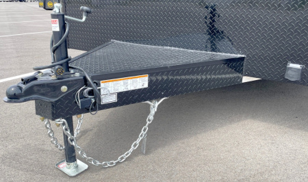 New ATC RoM 400 Aluminum 24' Enclosed Car Hauler Trailer 9990 GVWR: Escape Door, Blackout, Spare, AC, Insulation, Coin Floor