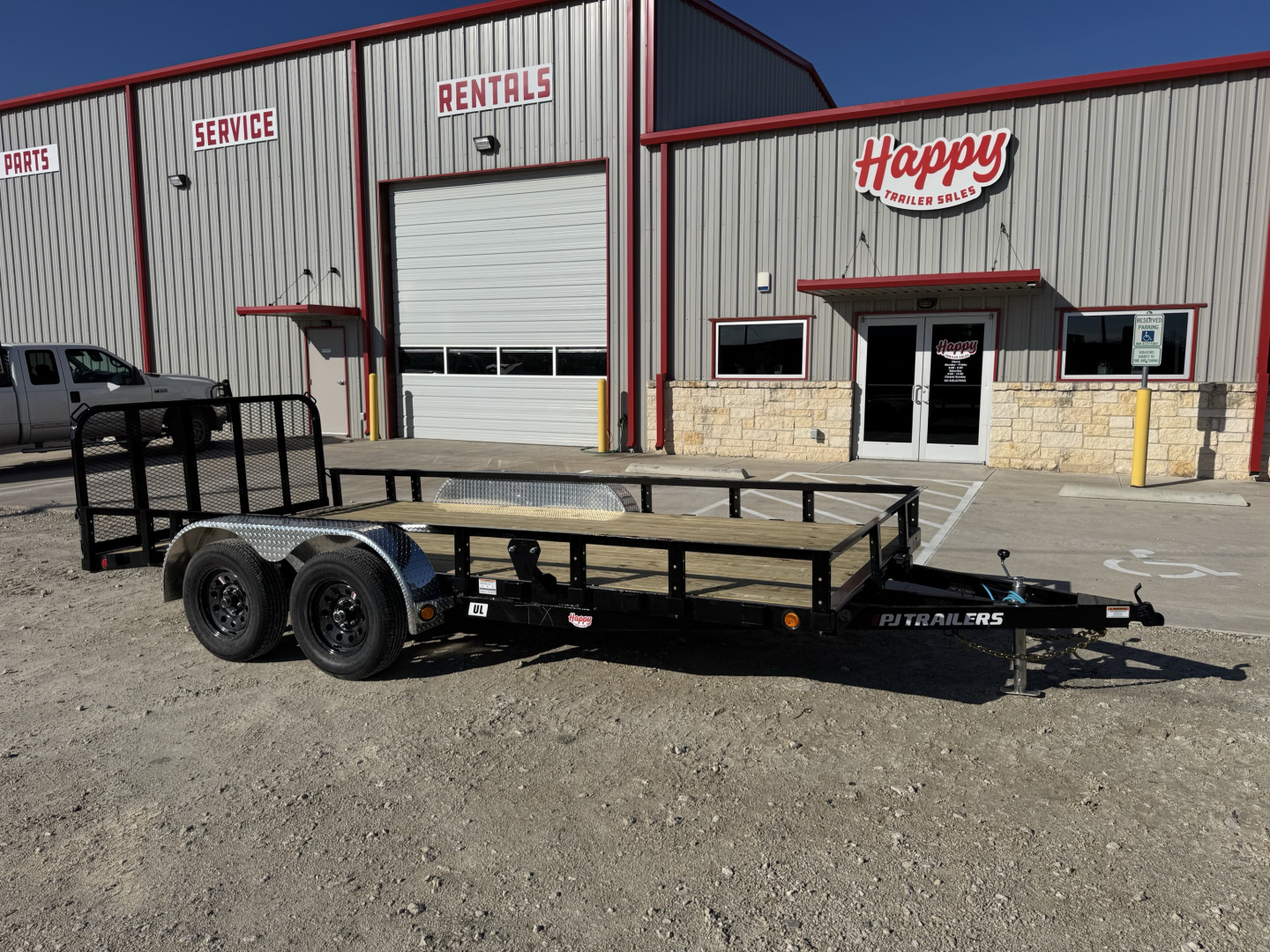 New 2026 PJ 83"x16' Tandem Axle Utility Trailer - UL