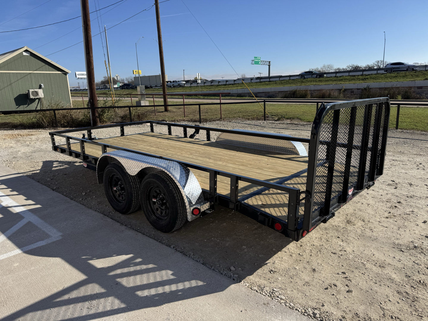 New 2026 PJ 83"x16' Tandem Axle Utility Trailer - UL