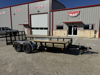 New 2026 PJ 83"x16' Tandem Axle Utility Trailer - UL