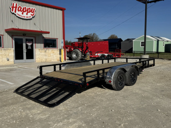New 2026 PJ 83"x16' Tandem Axle Utility Trailer - UL