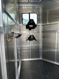 New 2026 Adam 2 Horse Straightload JuLite Bumper Pull Horse Trailer