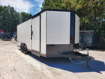 New 2026 COVERED WAGON 8.5X20 ENCLOSED TRAILER WITH 5200LB AXLES AND BLACK OUT PACKAGE