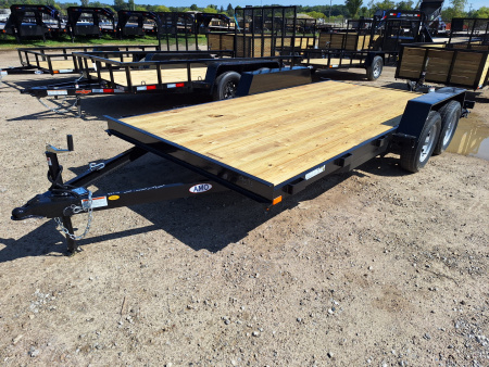 New 2026 AMO 82x16' Car Hauler 1 Axle Brake Led Lights