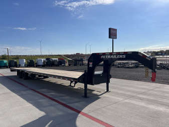 New 2026 PJ 102"x40' GN Low-Pro Air-Ride Flatbed w/ Duals - LD