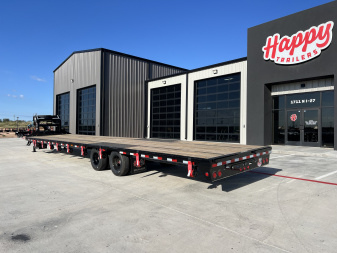 New 2026 PJ 102"x40' GN Low-Pro Air-Ride Flatbed w/ Duals - LD