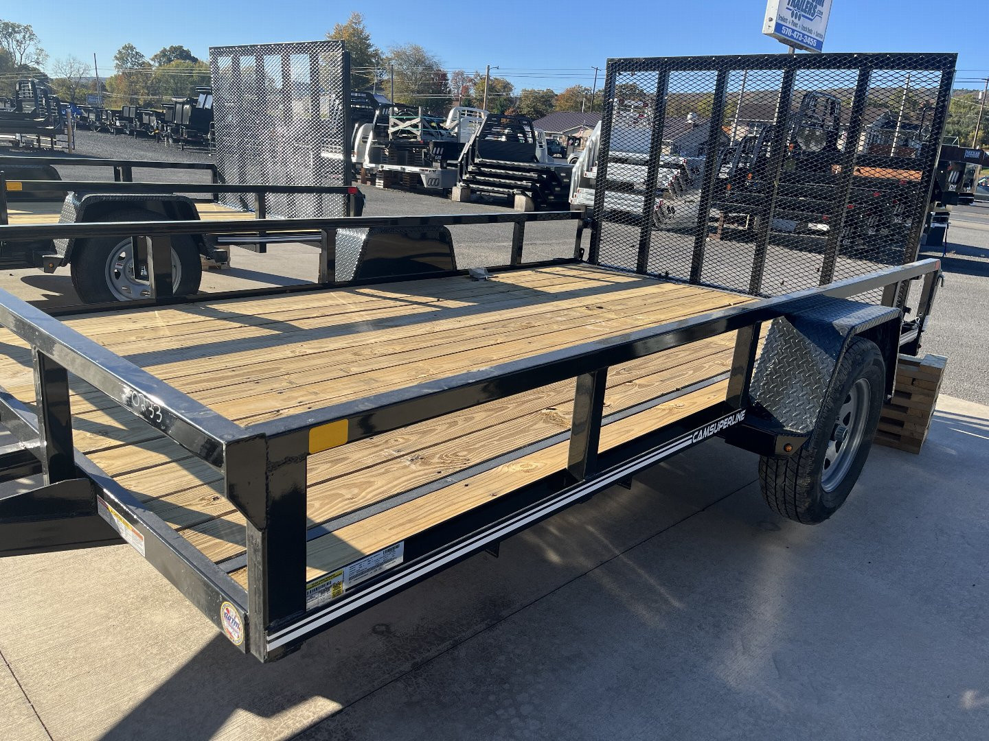 New 2025 CAM Superline 7x12 Utility Trailer