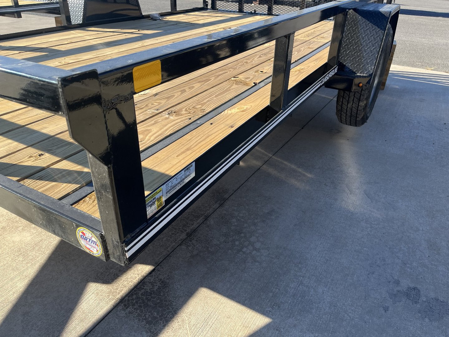 New 2025 CAM Superline 7x12 Utility Trailer