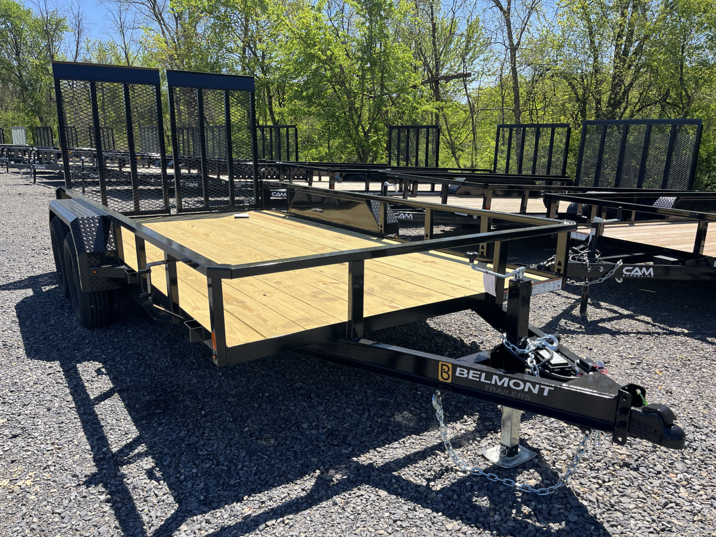 New 2026 BELMONT 7X14 - LANDSCAPE TRAILER - NEW DESIGN - CHARCOAL
