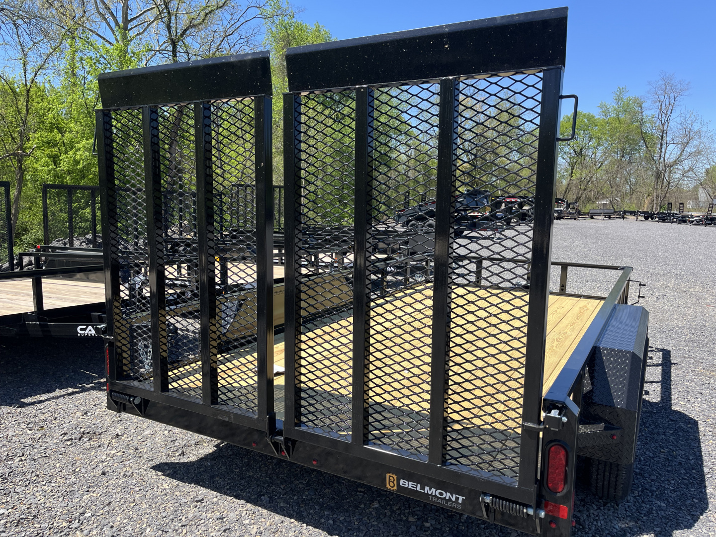 New 2026 BELMONT 7X14 - LANDSCAPE TRAILER - NEW DESIGN - CHARCOAL