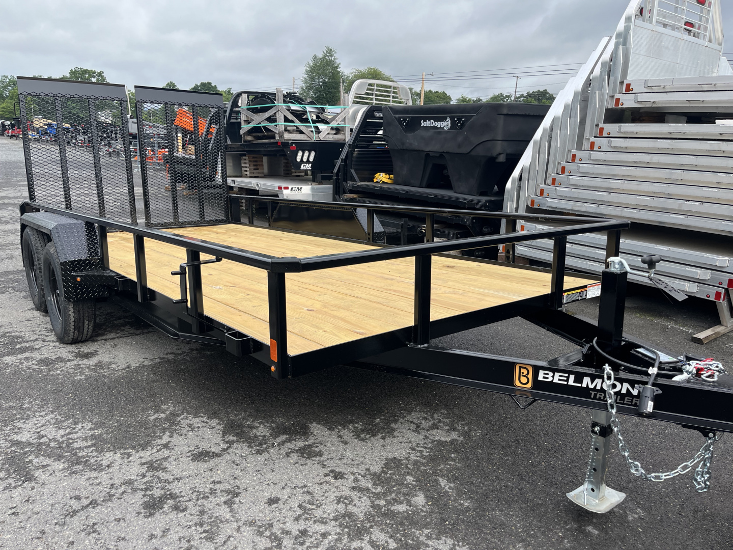 New 2026 BELMONT 7X14 - LANDSCAPE TRAILER - NEW DESIGN - CHARCOAL