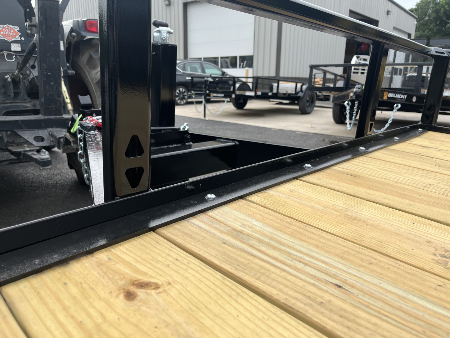 New 2026 BELMONT 7X14 - LANDSCAPE TRAILER - NEW DESIGN - CHARCOAL