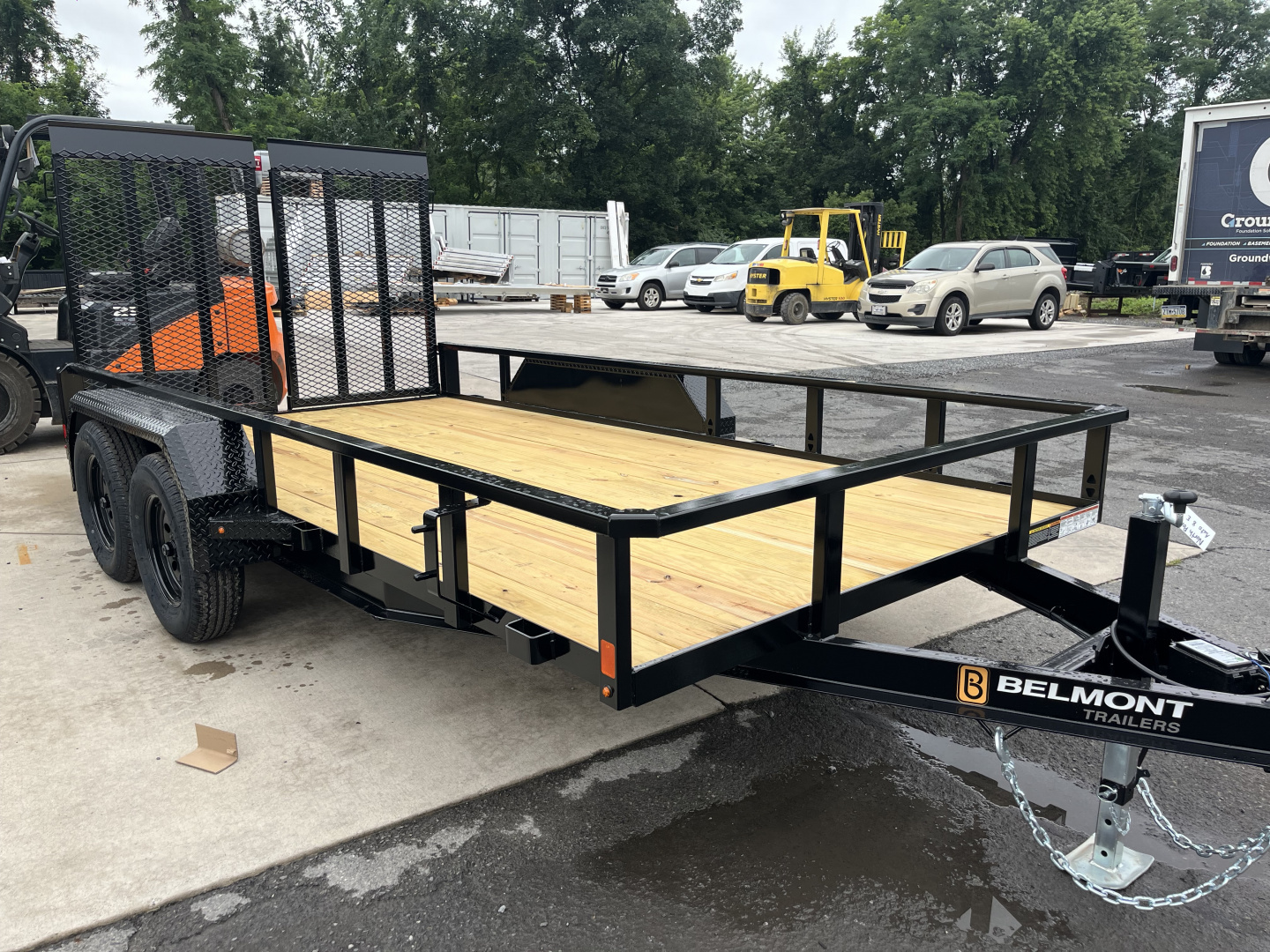 New 2026 BELMONT 7X14 - LANDSCAPE TRAILER - NEW DESIGN - CHARCOAL