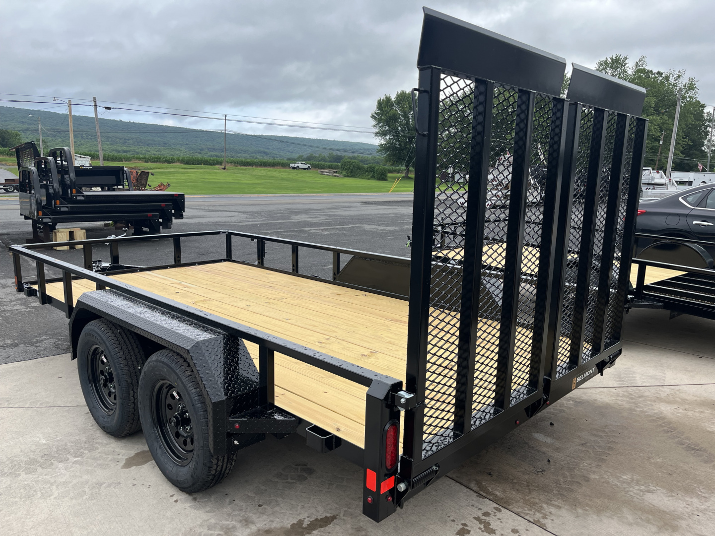 New 2026 BELMONT 7X14 - LANDSCAPE TRAILER - NEW DESIGN - CHARCOAL