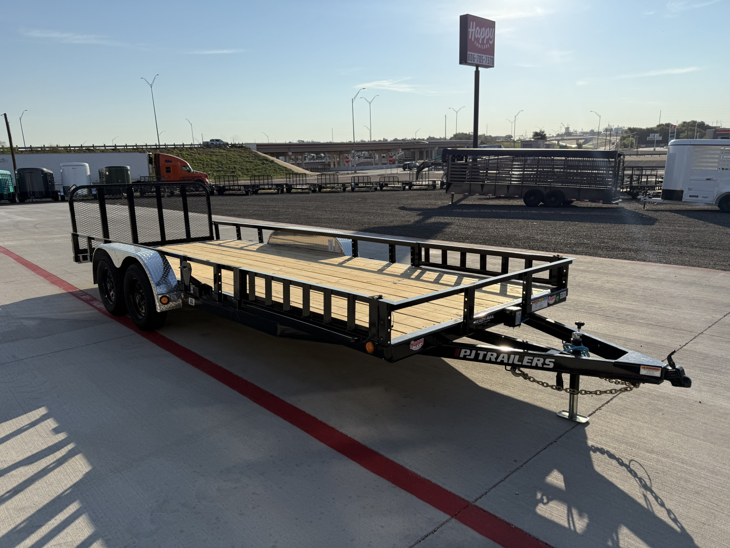 New 2026 PJ 83"x20' Tandem Axle Utility Trailer - UL