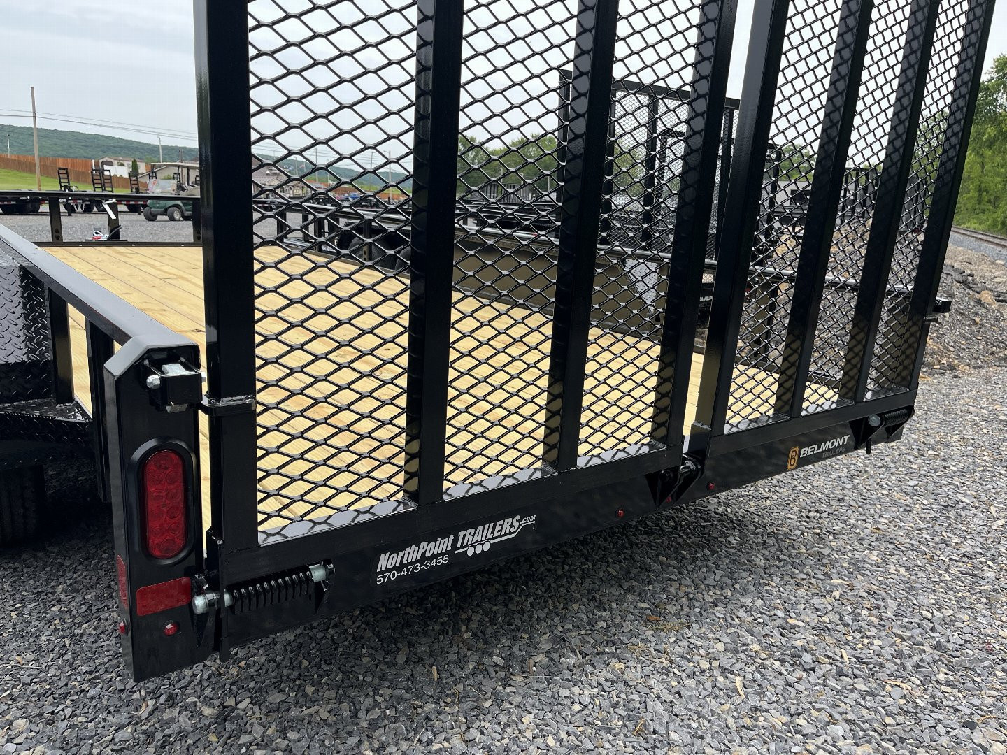 New 2025 BELMONT 7X16 - LANDSCAPE TRAILER - NEW DESIGN