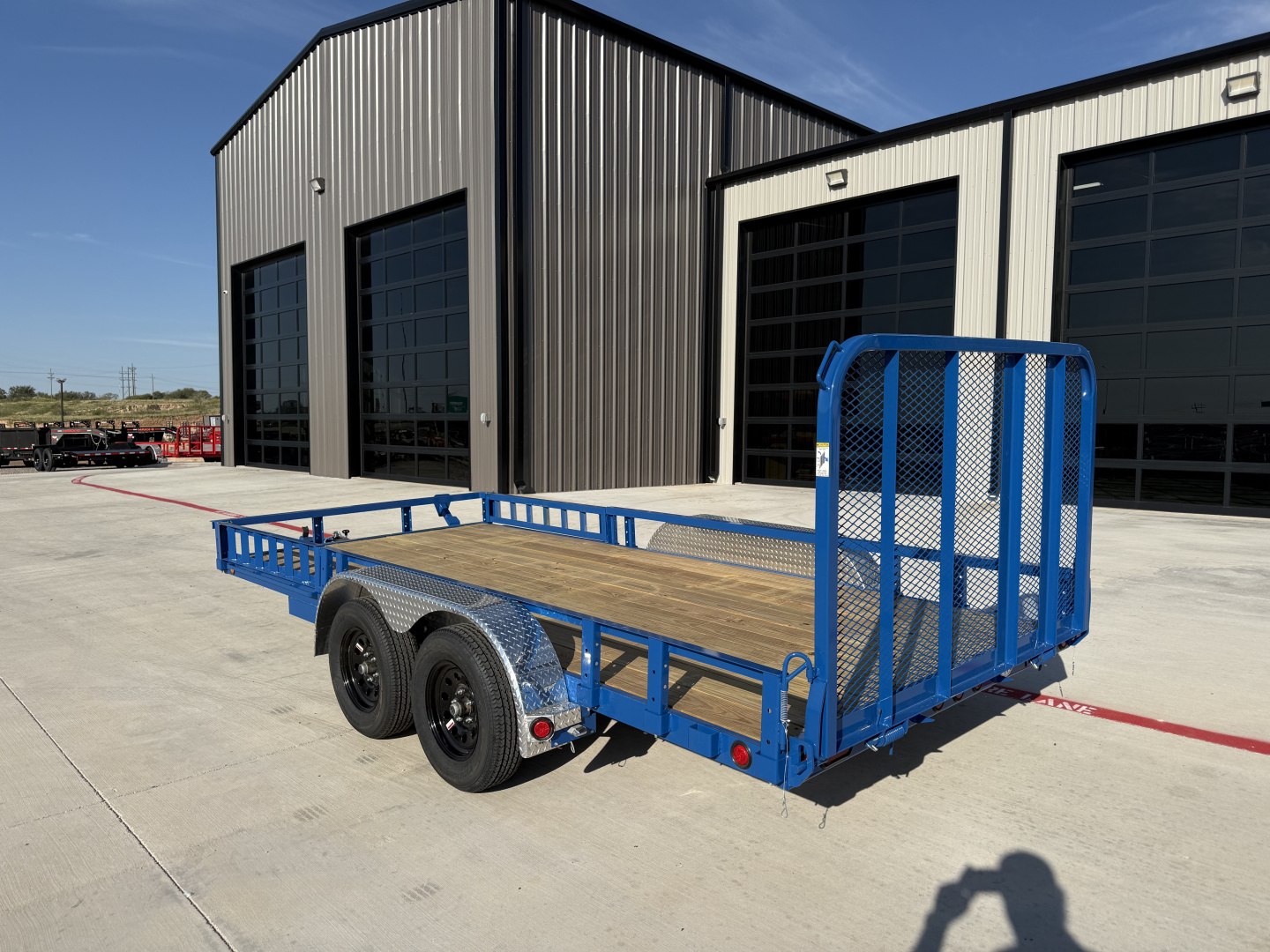 New 2026 PJ 83"x16' Tandem Axle Utility Trailer - UL