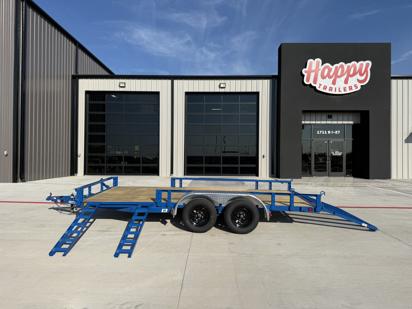 New 2026 PJ 83"x16' Tandem Axle Utility Trailer - UL