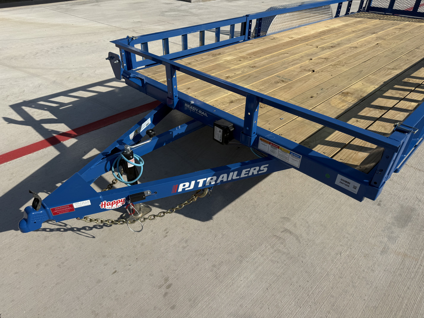 New 2026 PJ 83"x16' Tandem Axle Utility Trailer - UL