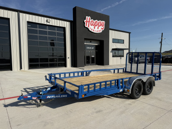 New 2026 PJ 83"x16' Tandem Axle Utility Trailer - UL