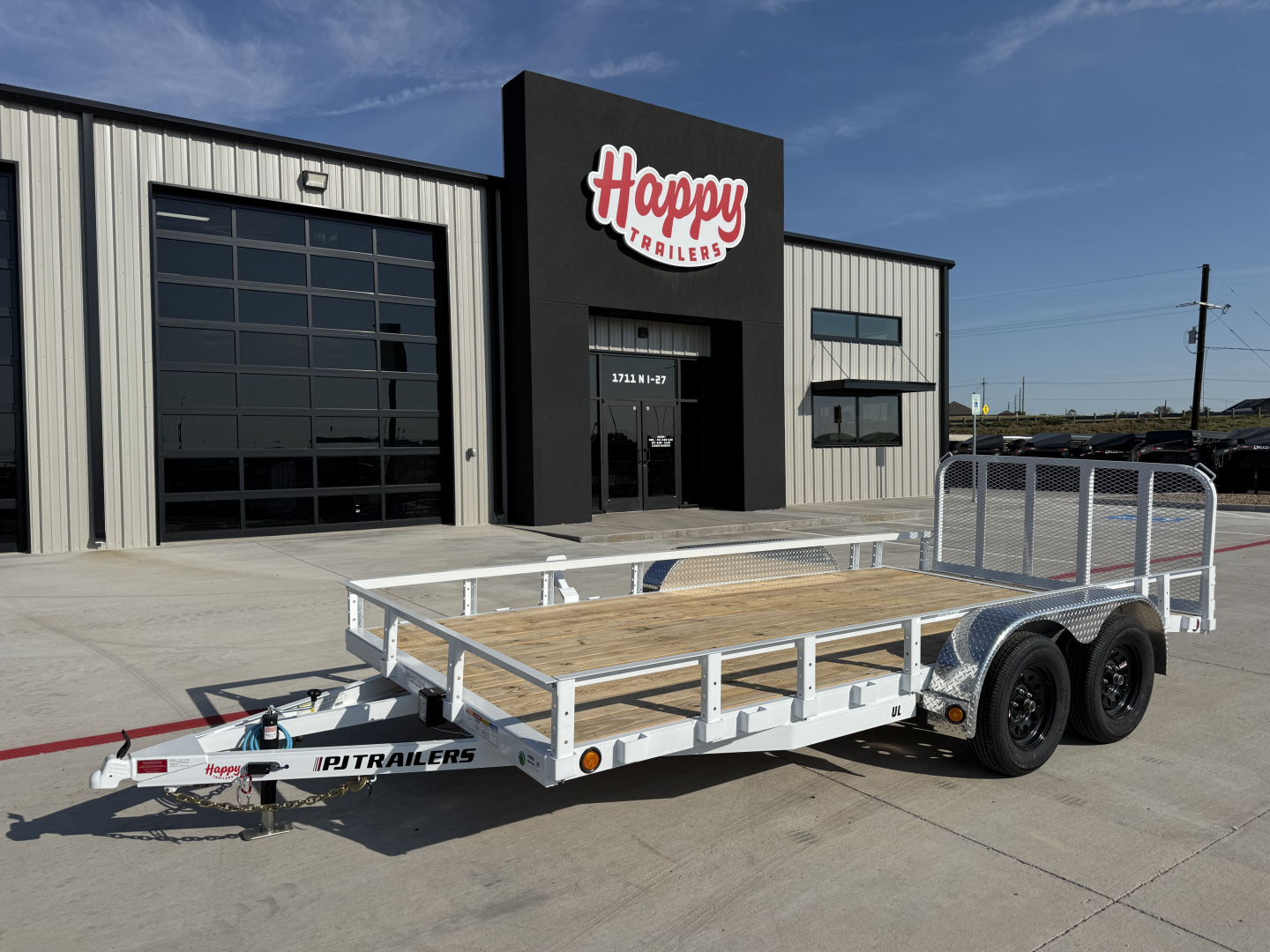 New 2026 PJ 83"x16' Tandem Axle Utility Trailer - UL