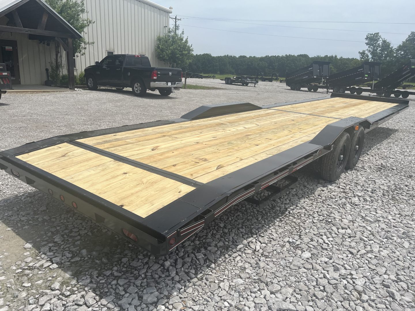 New 2026 Trailblazer 102X36 FOOT 2 CAR HAULER W/DRIVEOVER FENDERS