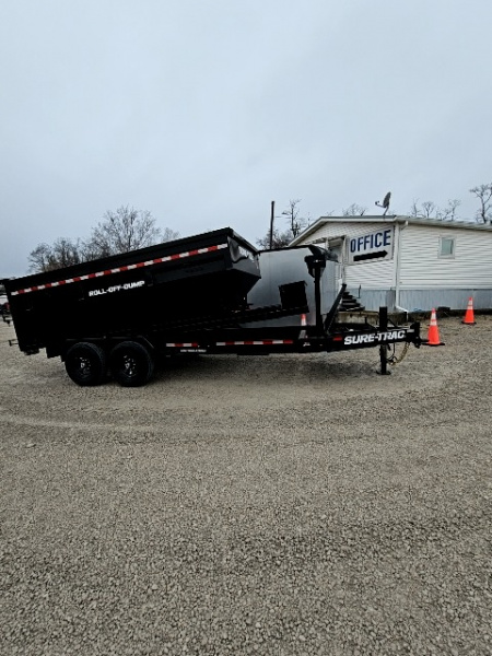 New 2026 Sure-Trac 16' 15.4K PRO-SERIES ROLL-OFF BIN HAULER Rollster (NO BIN)