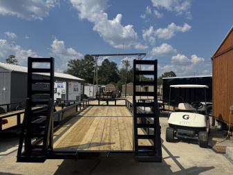 New 2025 Long Run Trailers 7x22 Pipetop 14K GVWR Equipment Trailer