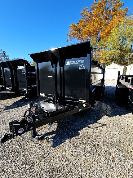 New 2025 Sure-Trac 82 IN x 16 HD Low Profile Dump Trailer w/ 4 Ft. Sides 14K Telescopic Dump Trailer