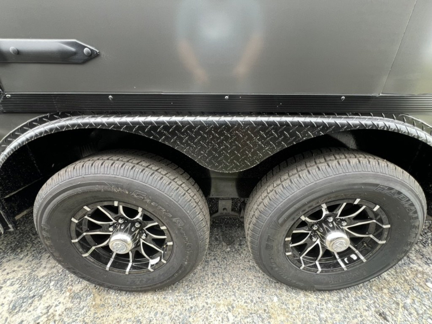New 2026 South Georgia Cargo Trailers 8.5x24 Cargo / Enclosed Trailer (7'6" Height) Super Stealth Blackout Edition w/ Escape Door