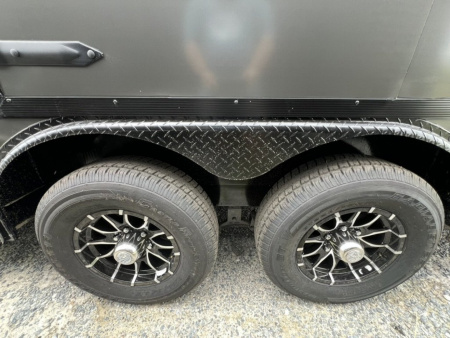 New 2026 South Georgia Cargo Trailers 8.5x24 Cargo / Enclosed Trailer (7'6" Height) Super Stealth Blackout Edition w/ Escape Door