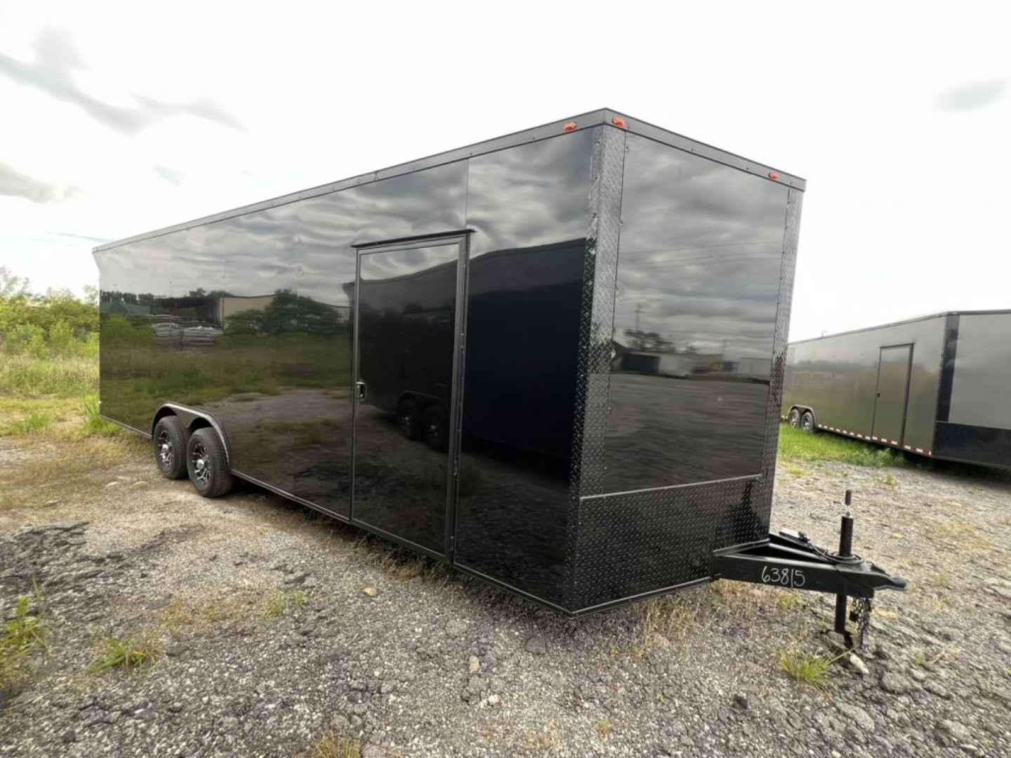 New 2026 SGC 8.5x24 TA Cargo / Enclosed Super Stealth Blackout w/ Escape Door and Spoiler