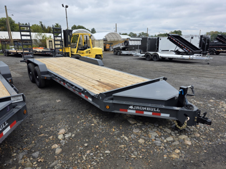 New 2026 Iron Bull 7X22 14K - KNEE RAMPS Equipment Trailer