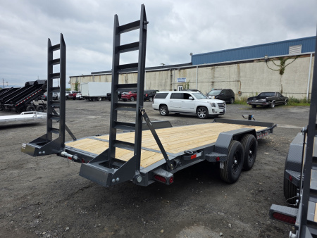 New 2026 Iron Bull 7X22 14K - KNEE RAMPS Equipment Trailer