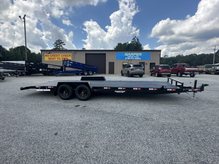 New 2026 COVERED WAGON 7X24 10K CAR HAULER WITH COBRA LINED FLOOR/ALUMINUM RAMPS