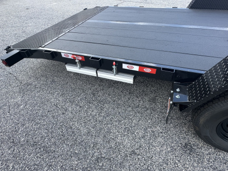 New 2026 COVERED WAGON 7X24 10K CAR HAULER WITH COBRA LINED FLOOR/ALUMINUM RAMPS