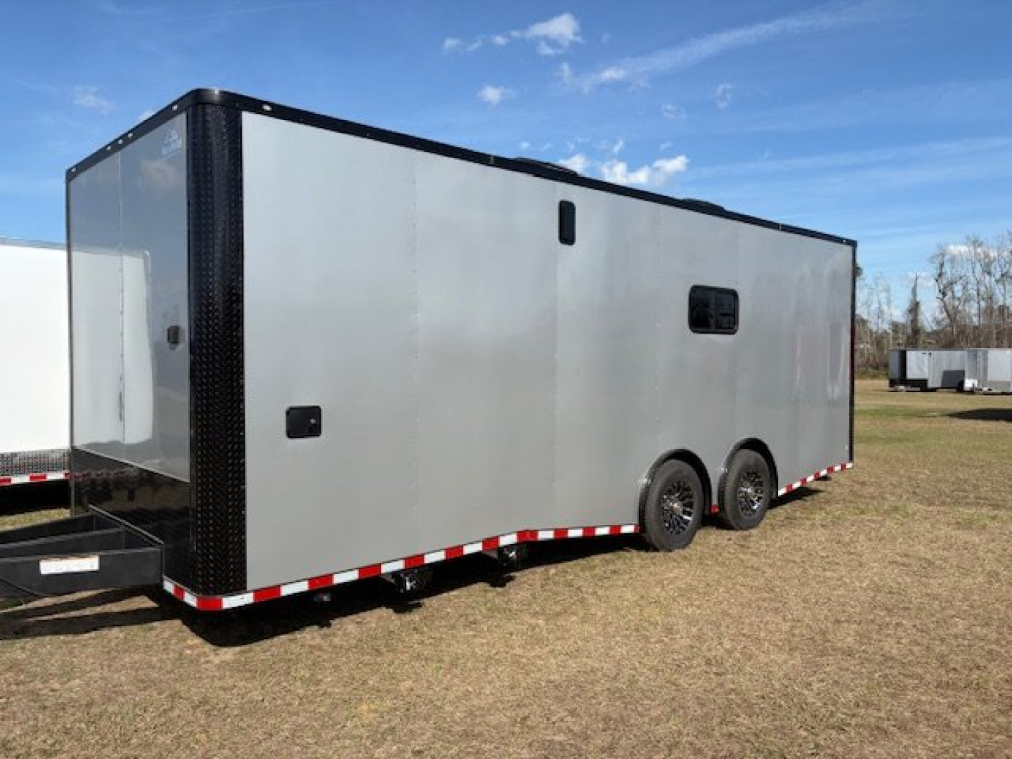 New 2026 Rock Solid Cargo 8.5x24 Motorcycle Trailer