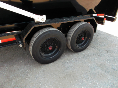 New 2026 MAXX-D 83x14 ROX 16K Gooseneck Roll off Dump Trailer / 8K Axles / Electric Tarp System / (3) 83x14 4ft Tall Heavy Duty Bins Rollster