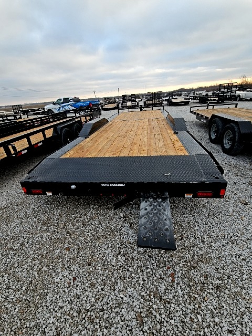 New 2025 Sure-Trac 102 x 24 (22+2) 14K Full Width Car Hauler