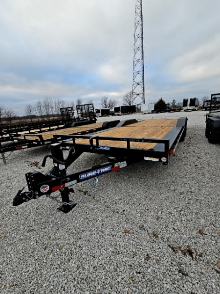 New 2025 Sure-Trac 102 x 24 (22+2) 14K Full Width Car Hauler