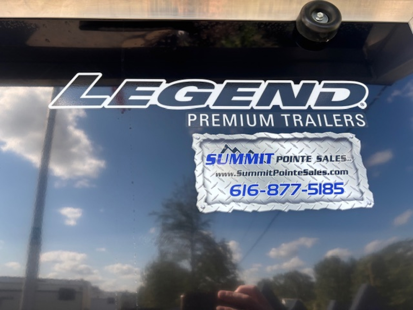 New 2026 Legend 7.5x27 Explorer Snowmobile/ATV Trailer