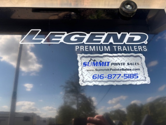 New 2026 Legend 7.5x27 Explorer Snowmobile/ATV Trailer