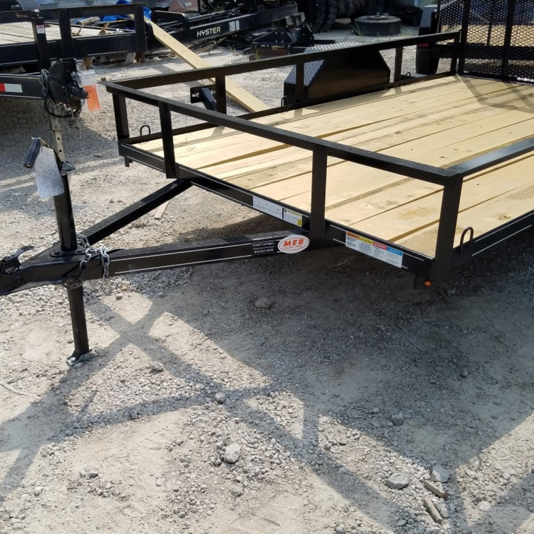 New 2025 MEB MEB 77x10 W/Ramp Utility Trailer