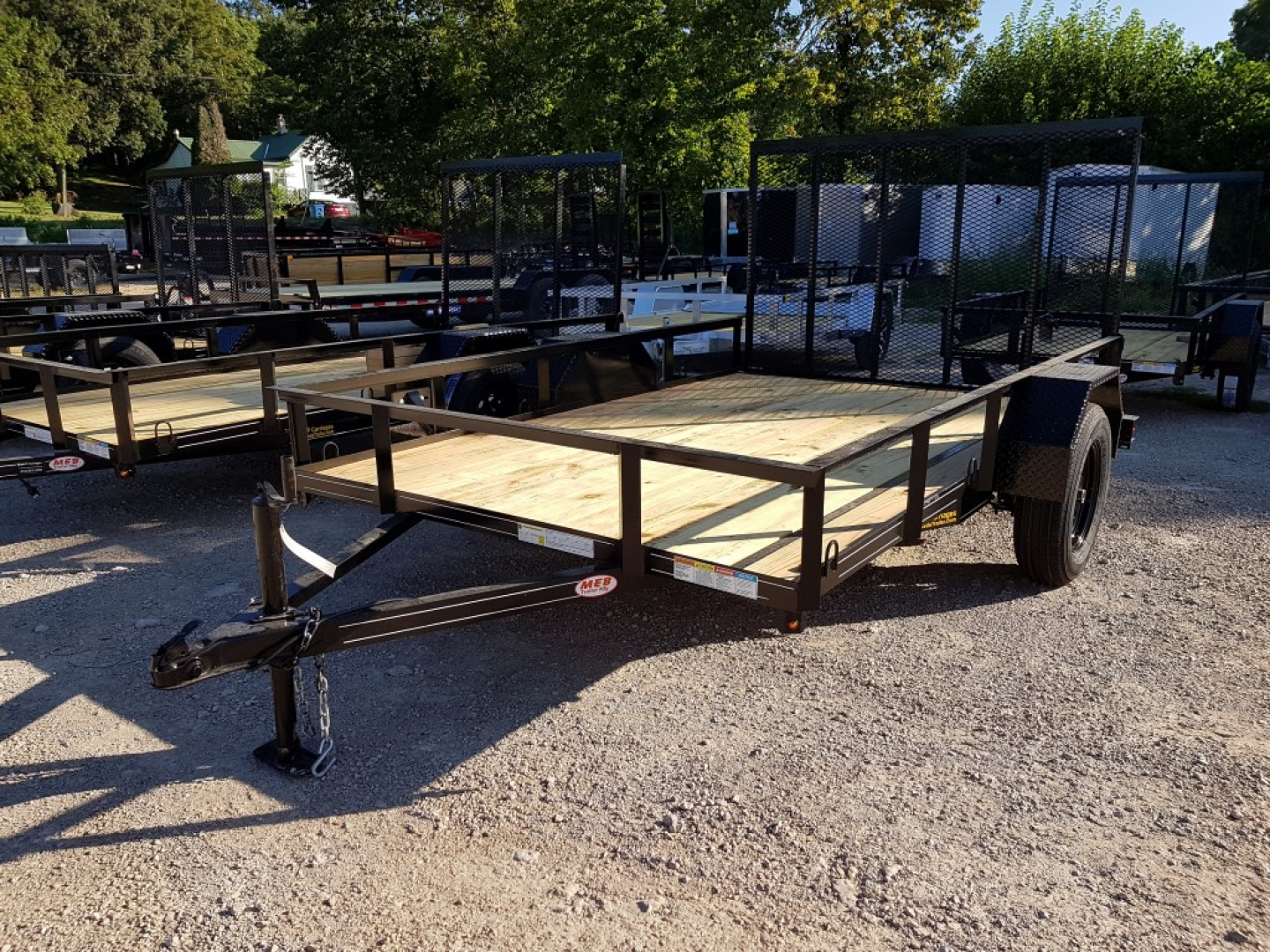 New 2025 MEB MEB 77x10 W/Ramp Utility Trailer