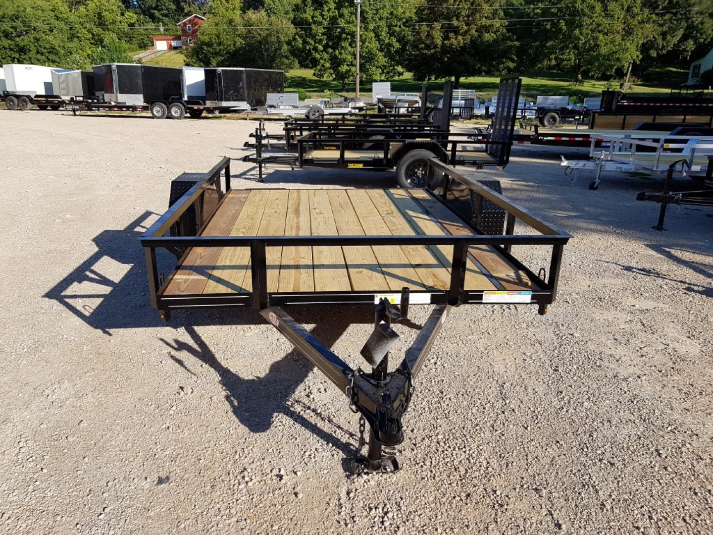 New 2025 MEB MEB 77x10 W/Ramp Utility Trailer