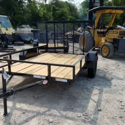 New 2025 MEB MEB 77x10 W/Ramp Utility Trailer