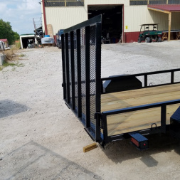 New 2025 MEB MEB 77x10 W/Ramp Utility Trailer