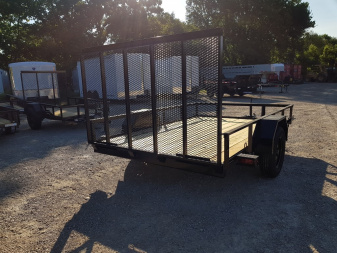 New 2025 MEB MEB 77x10 W/Ramp Utility Trailer