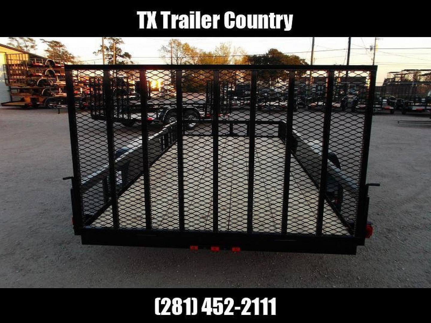 New 2025 LONGHORN TRAILERS 83x20 Utility Trailer / ATV Trailer / Side by Side Trailer / 4ft Rear Ramp Gate / 5ft Side Load Ramps / Electric Brakes / Pipetop / LED Lights